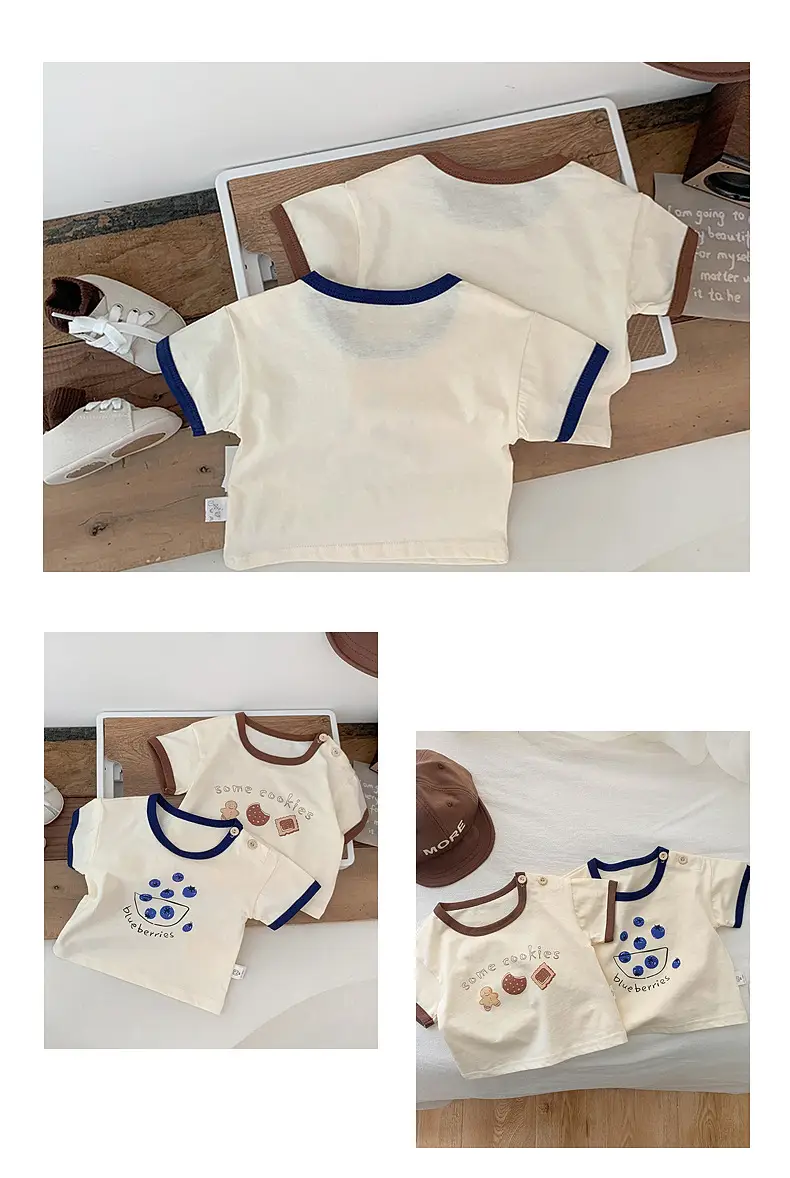 Korean Style 2025 Summer Dress Boys Cotton T-shirt — feature 8