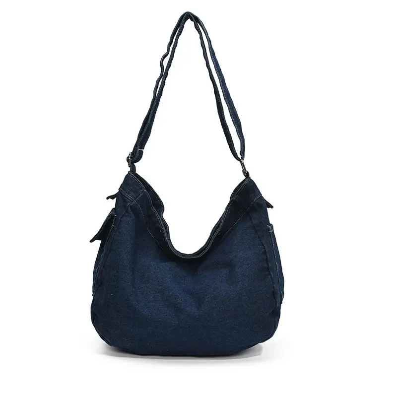 Denim Crossbody Bag Women Retro Messenger Bag New Casual All-match Fashion Student Shoulder Bag luggage and leather goods - Image 8