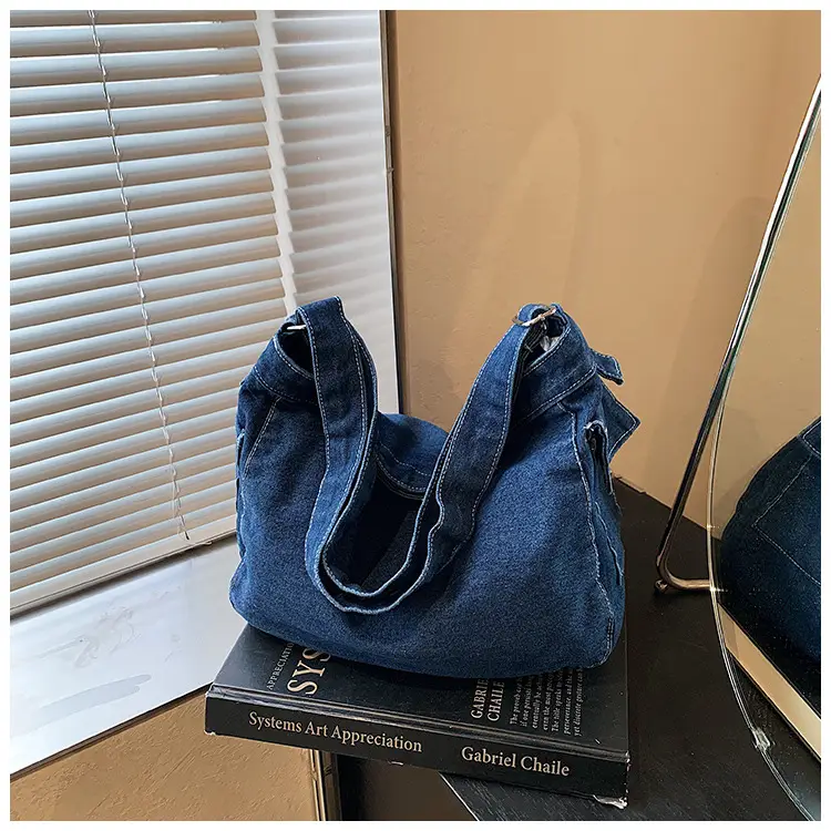 Denim Crossbody Bag Women Retro Messenger Bag New Casual All-match Fashion Student Shoulder Bag luggage and leather goods — feature 17