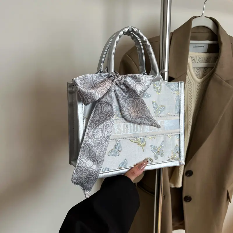 Women's Printed Butterfly Shoulder Bag Large Capacity - Image 5