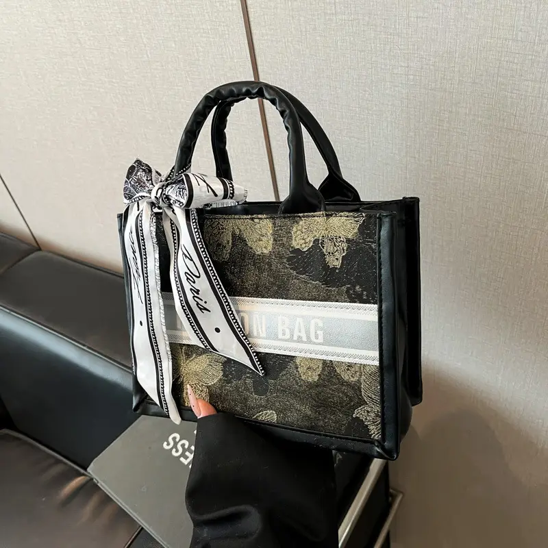 Women's Printed Butterfly Shoulder Bag Large Capacity - Image 7