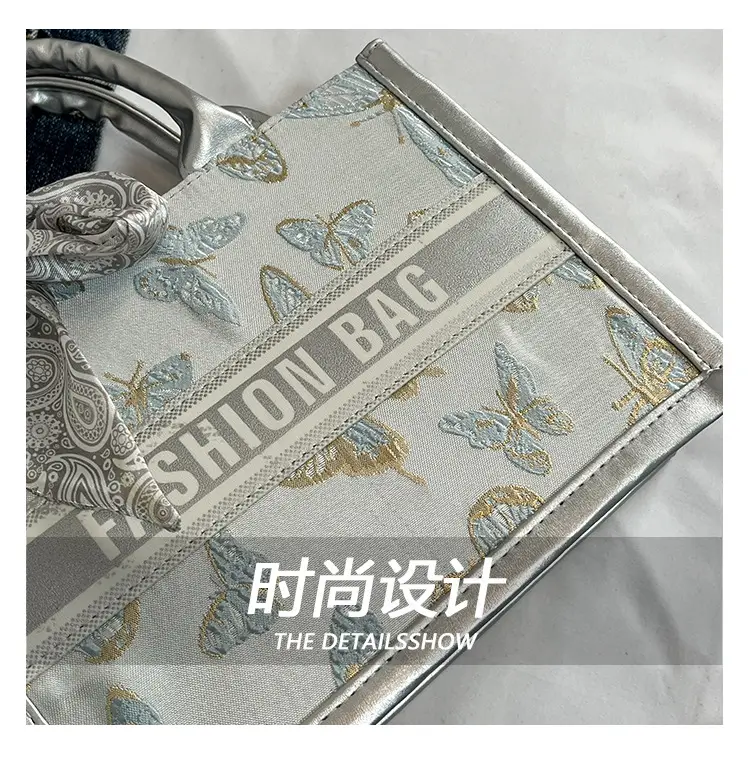 Women's Printed Butterfly Shoulder Bag Large Capacity — feature 3