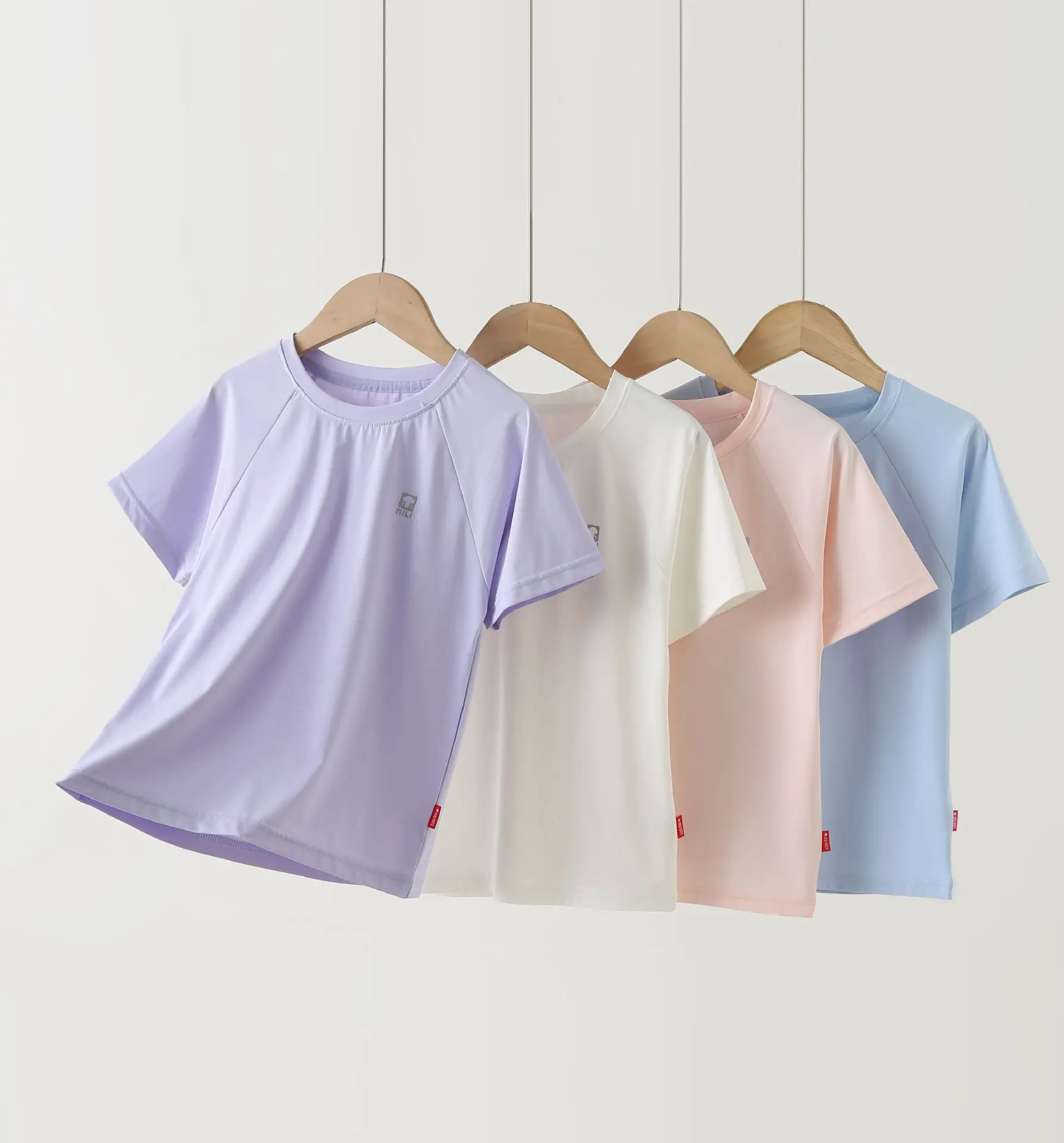Light Blue Quick-Drying T-Shirt for Girls Boys Summer Wear — feature 20