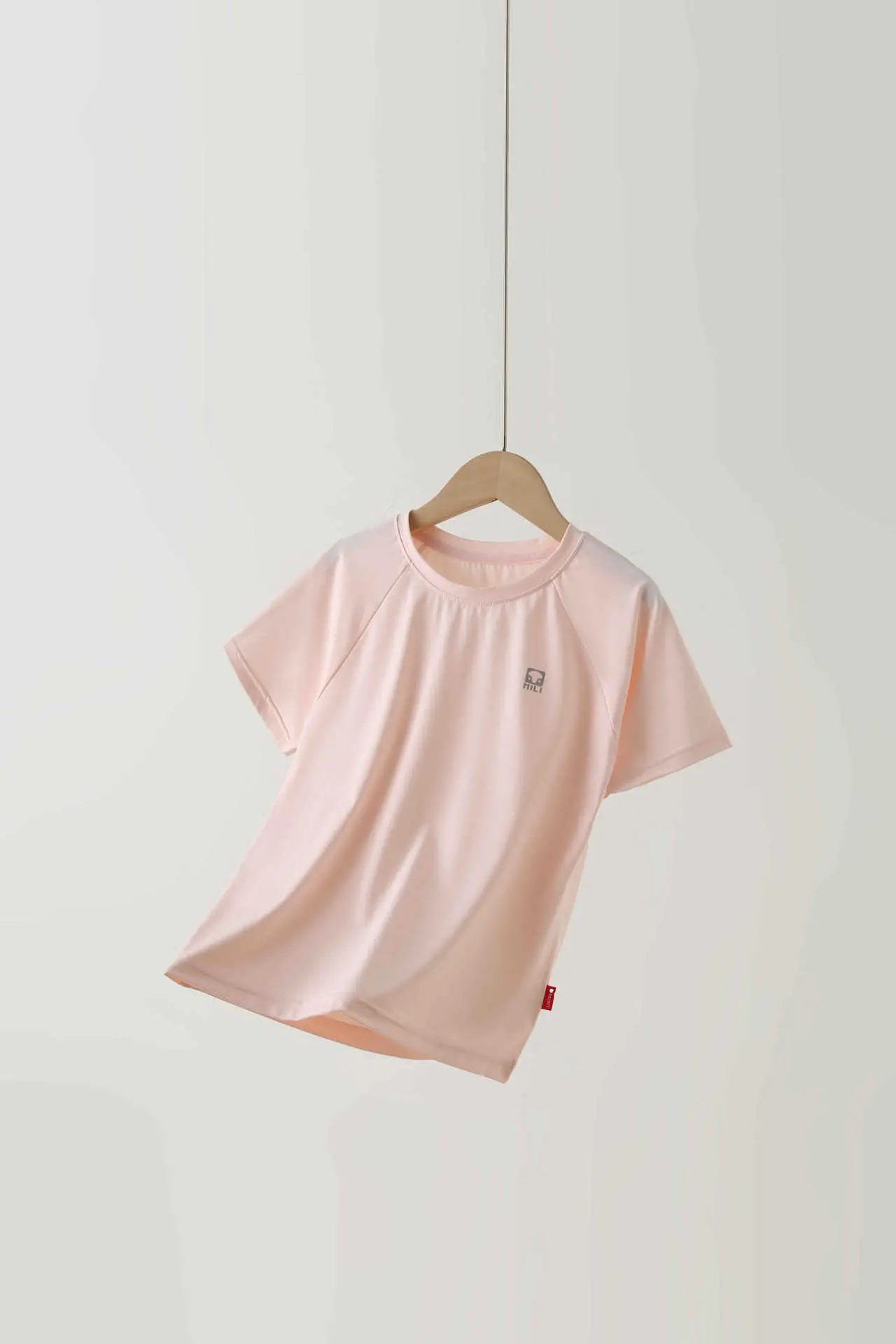 Light Blue Quick-Drying T-Shirt for Girls Boys Summer Wear - Image 3