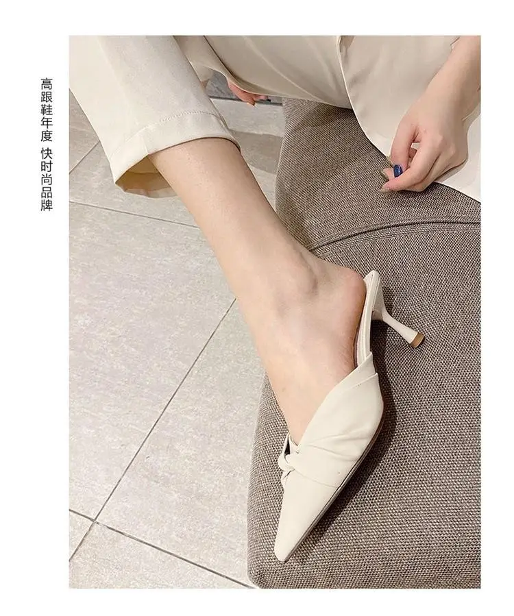 Women's Beige Stiletto Mules 2025 — feature 12