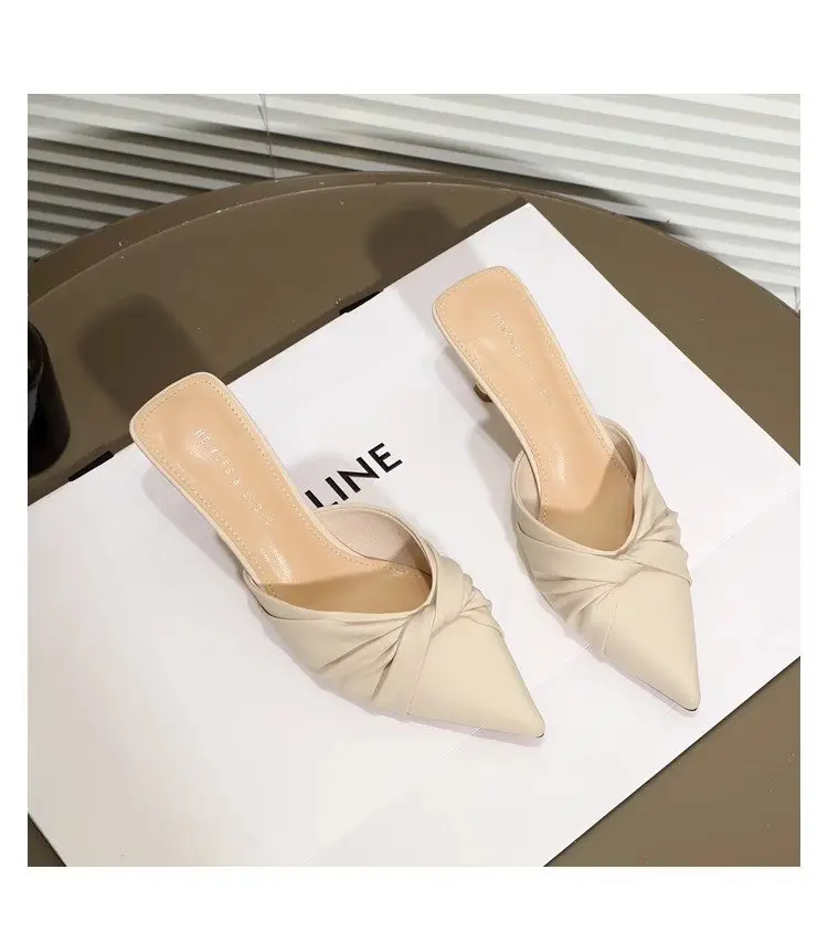 Women's Beige Stiletto Mules 2025 — feature 16