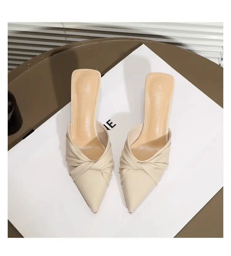 Women's Beige Stiletto Mules 2025 — feature 17