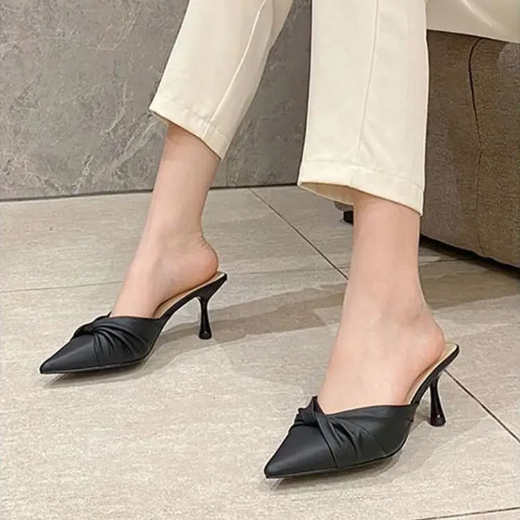 Women's Beige Stiletto Mules 2025 — feature 8