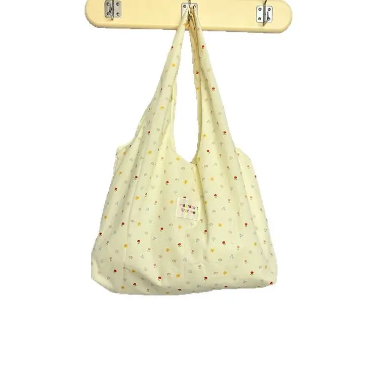 New Floral Canvas Shoulder Bag Large Capacity - Image 6