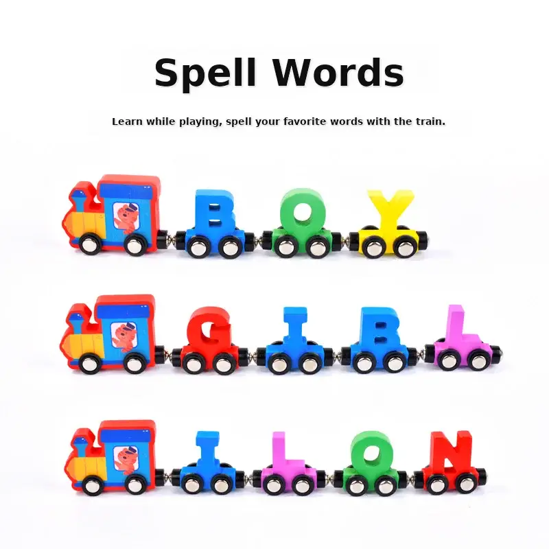 Magnetic Letter Train for Kids 1-3 Years - Image 3