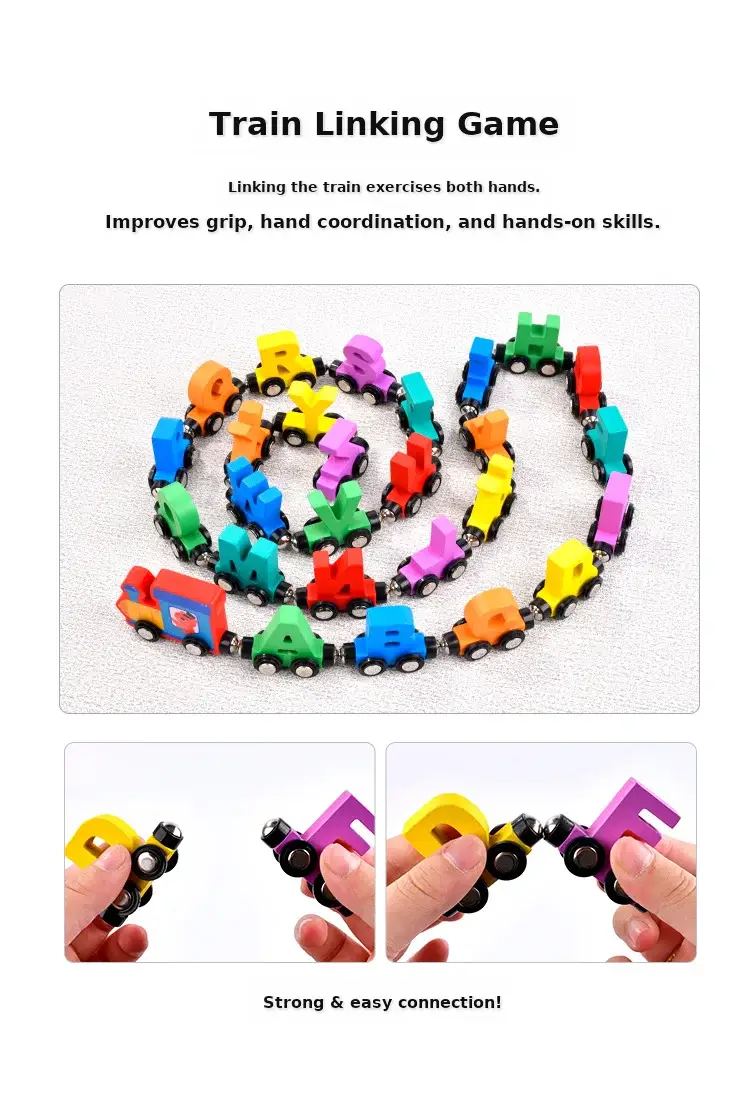 Magnetic Letter Train for Kids 1-3 Years — feature 10