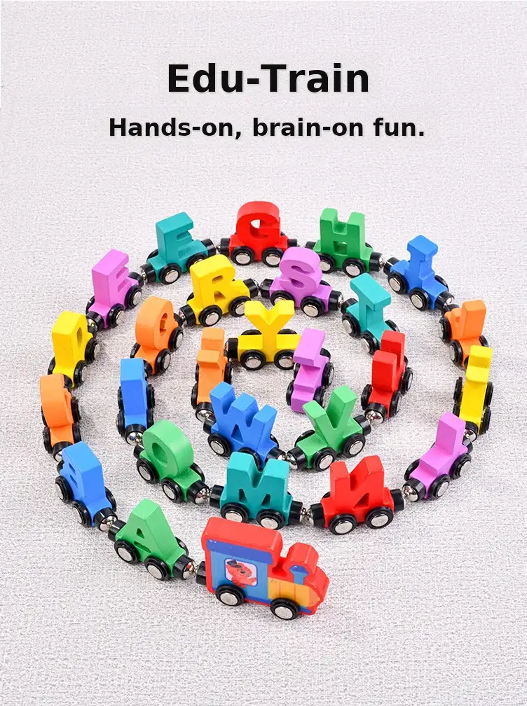 Magnetic Letter Train for Kids 1-3 Years — feature 11