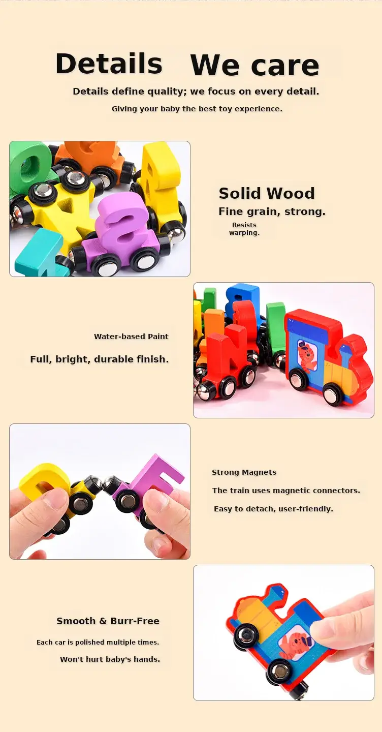 Magnetic Letter Train for Kids 1-3 Years — feature 12