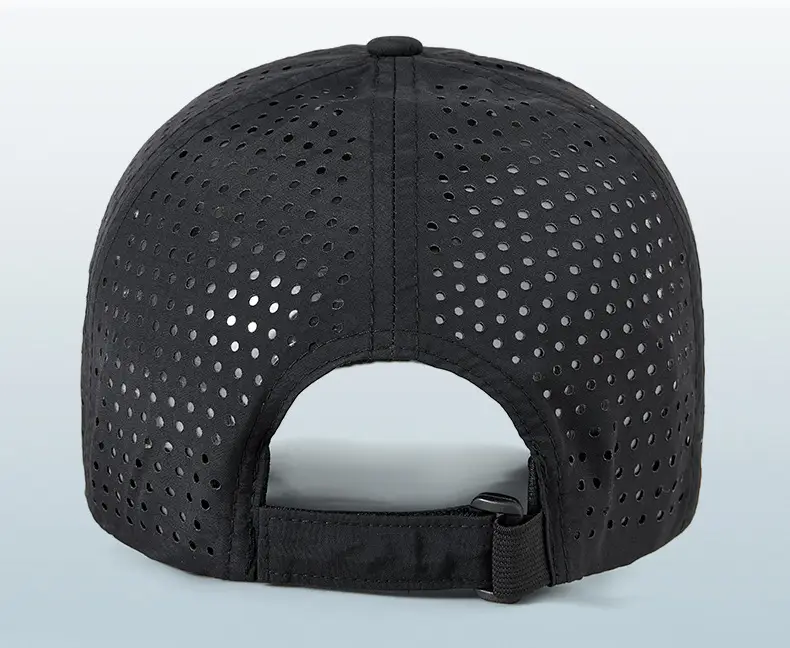 Black Mesh Baseball Cap with Logo for Men Women — feature 31