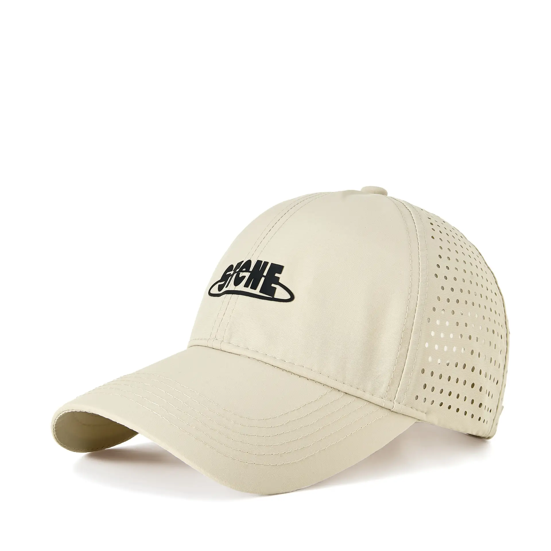 Black Mesh Baseball Cap with Logo for Men Women