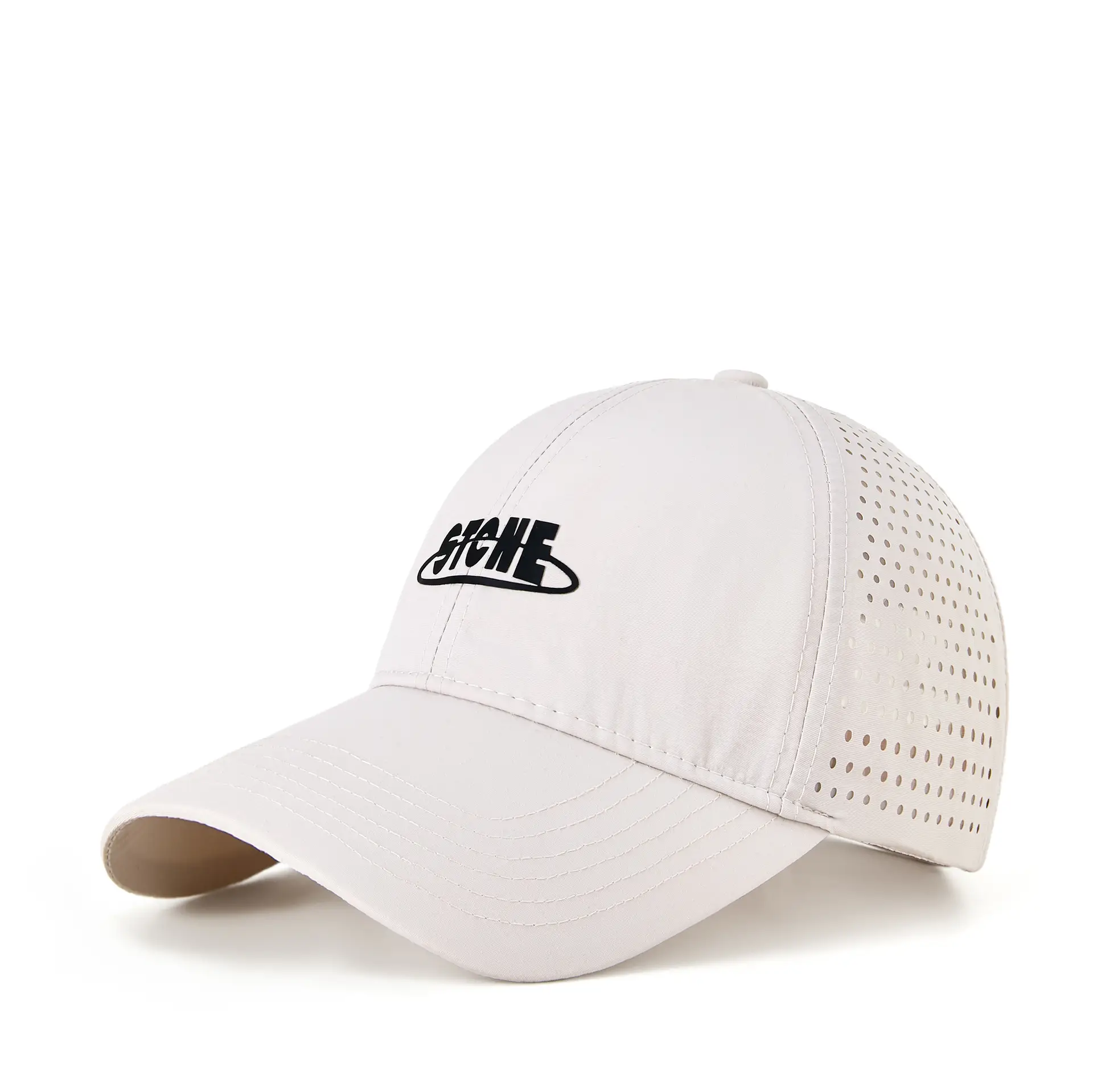Black Mesh Baseball Cap with Logo for Men Women