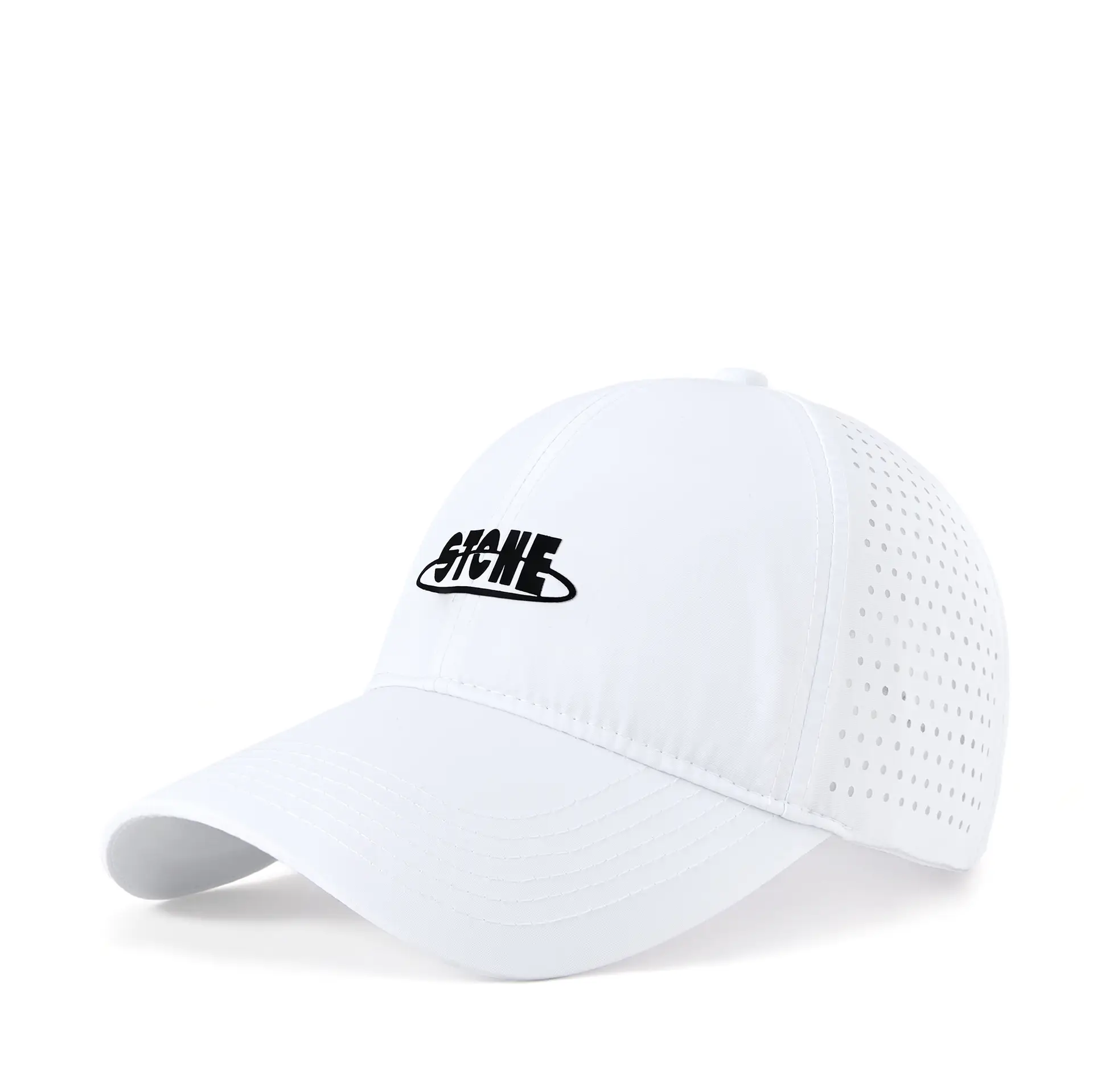 Black Mesh Baseball Cap with Logo for Men Women