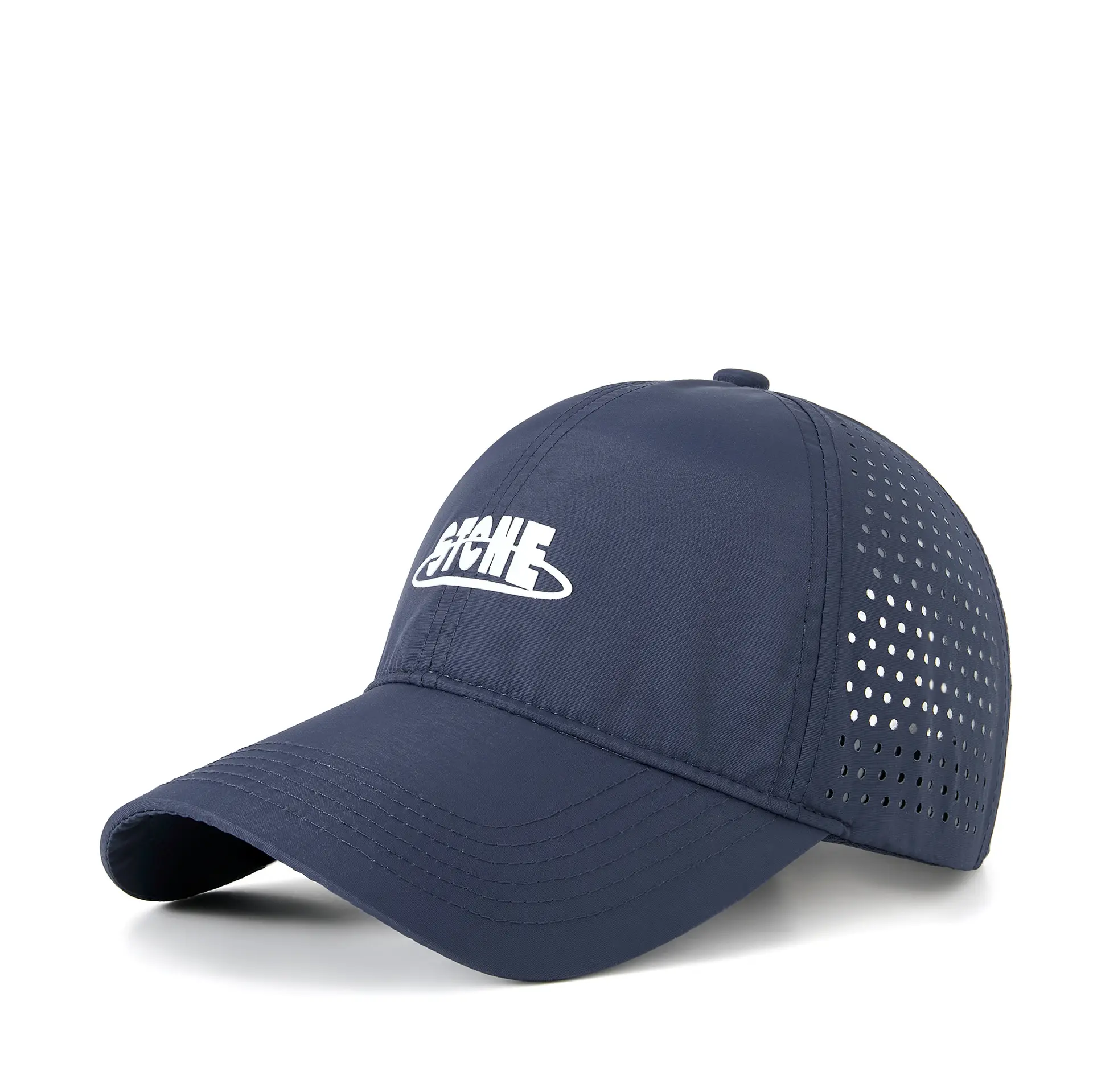 Black Mesh Baseball Cap with Logo for Men Women