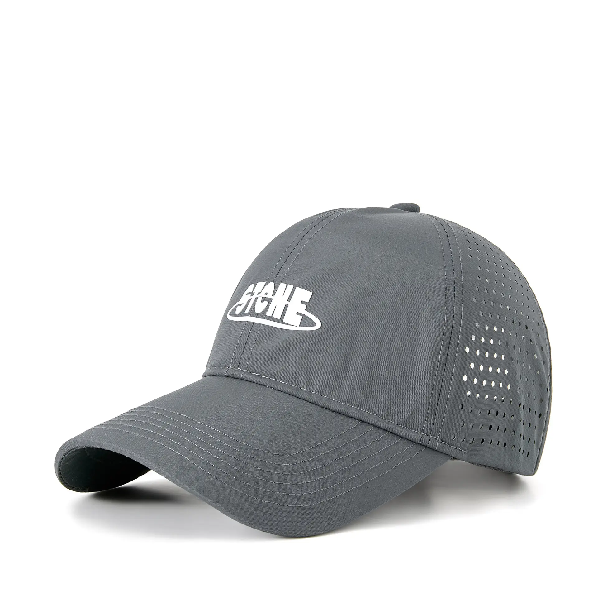 Black Mesh Baseball Cap with Logo for Men Women