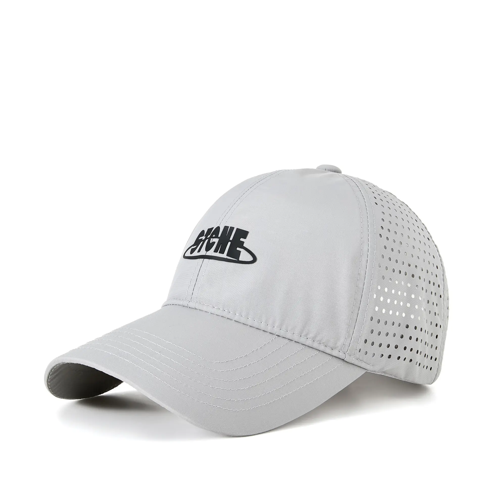 Black Mesh Baseball Cap with Logo for Men Women