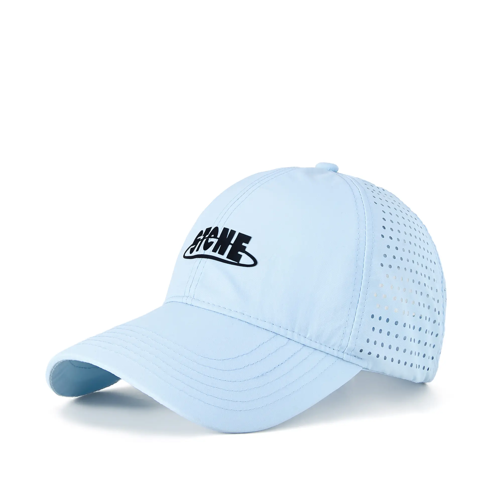 Black Mesh Baseball Cap with Logo for Men Women