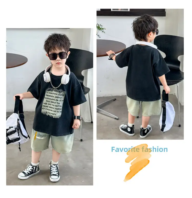 Boys Cotton T-Shirt Summer 2025 Handsome Design — feature 10