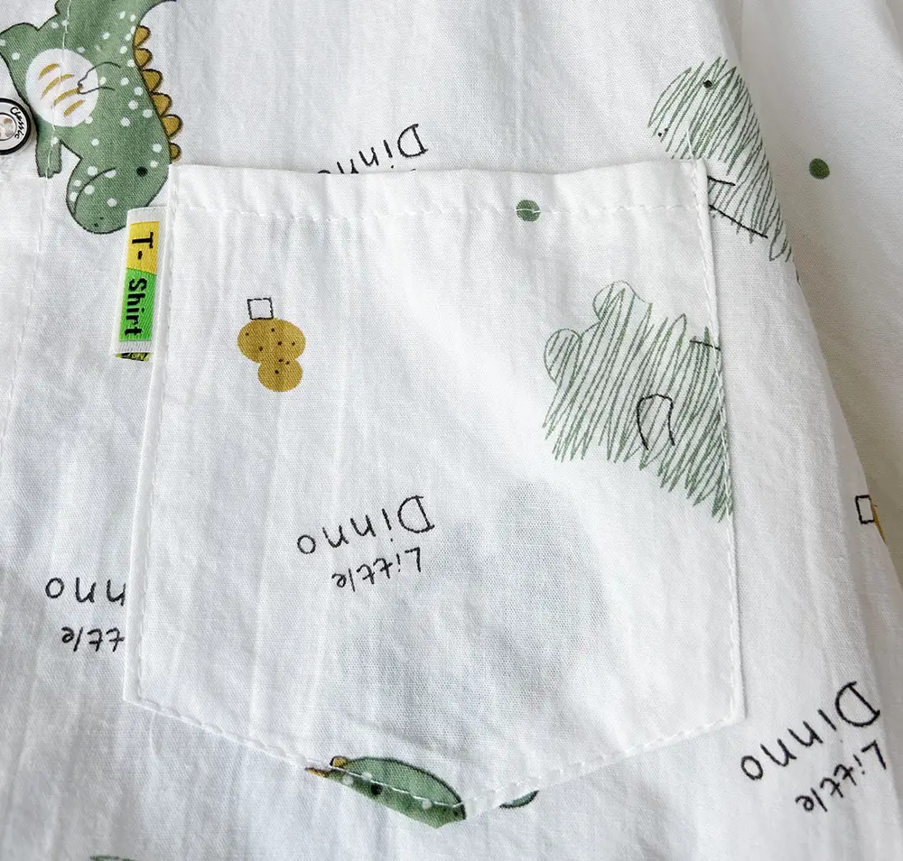 2025 Kids Printed Short Sleeve T-Shirt White — feature 5