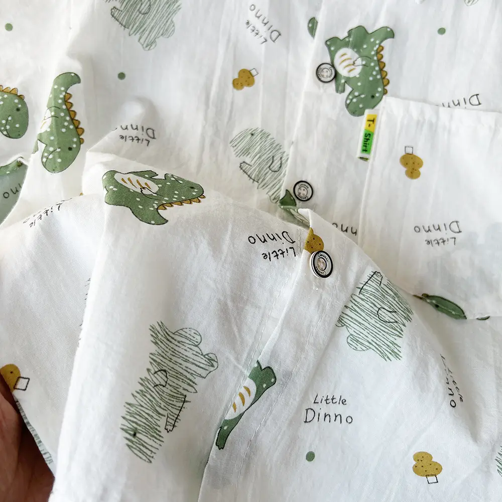2025 Kids Printed Short Sleeve T-Shirt White — feature 6