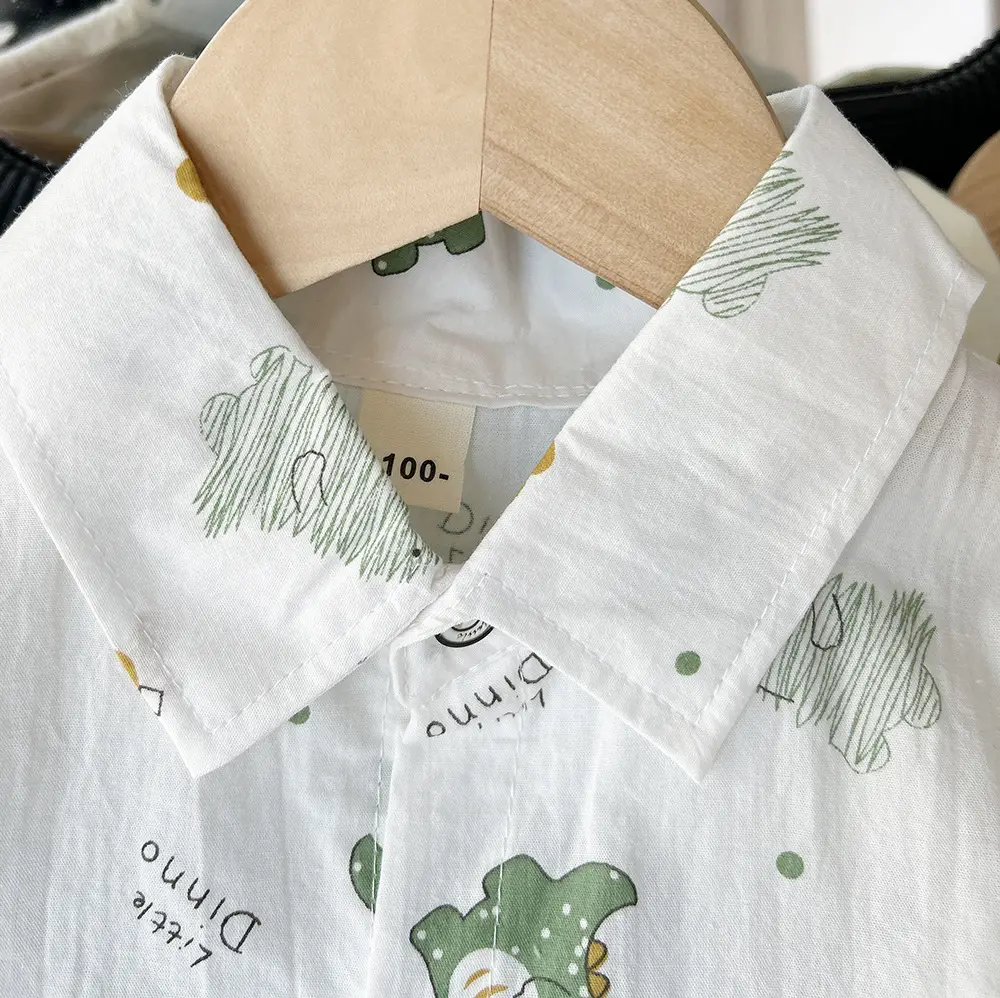 2025 Kids Printed Short Sleeve T-Shirt White — feature 8