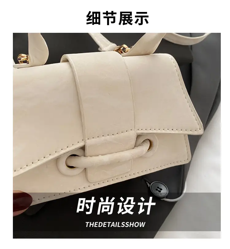 2025 New Cross-Border Women's Bag High-End Solid Color — feature 2
