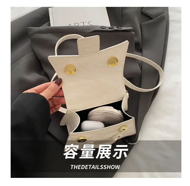 2025 New Cross-Border Women's Bag High-End Solid Color — feature 6