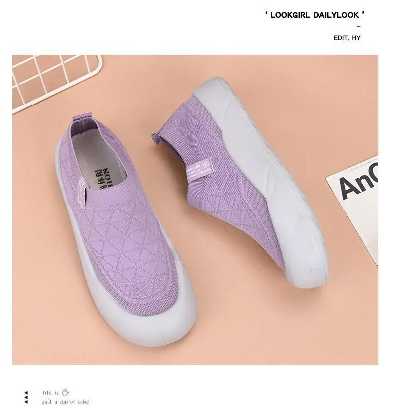 Old Beijing Cloth Shoes Women's 2025 Spring and Autumn New Slip-on Mother Shoes Non-slip Comfortable Women's Shoes All-match Casual Shoes — feature 18
