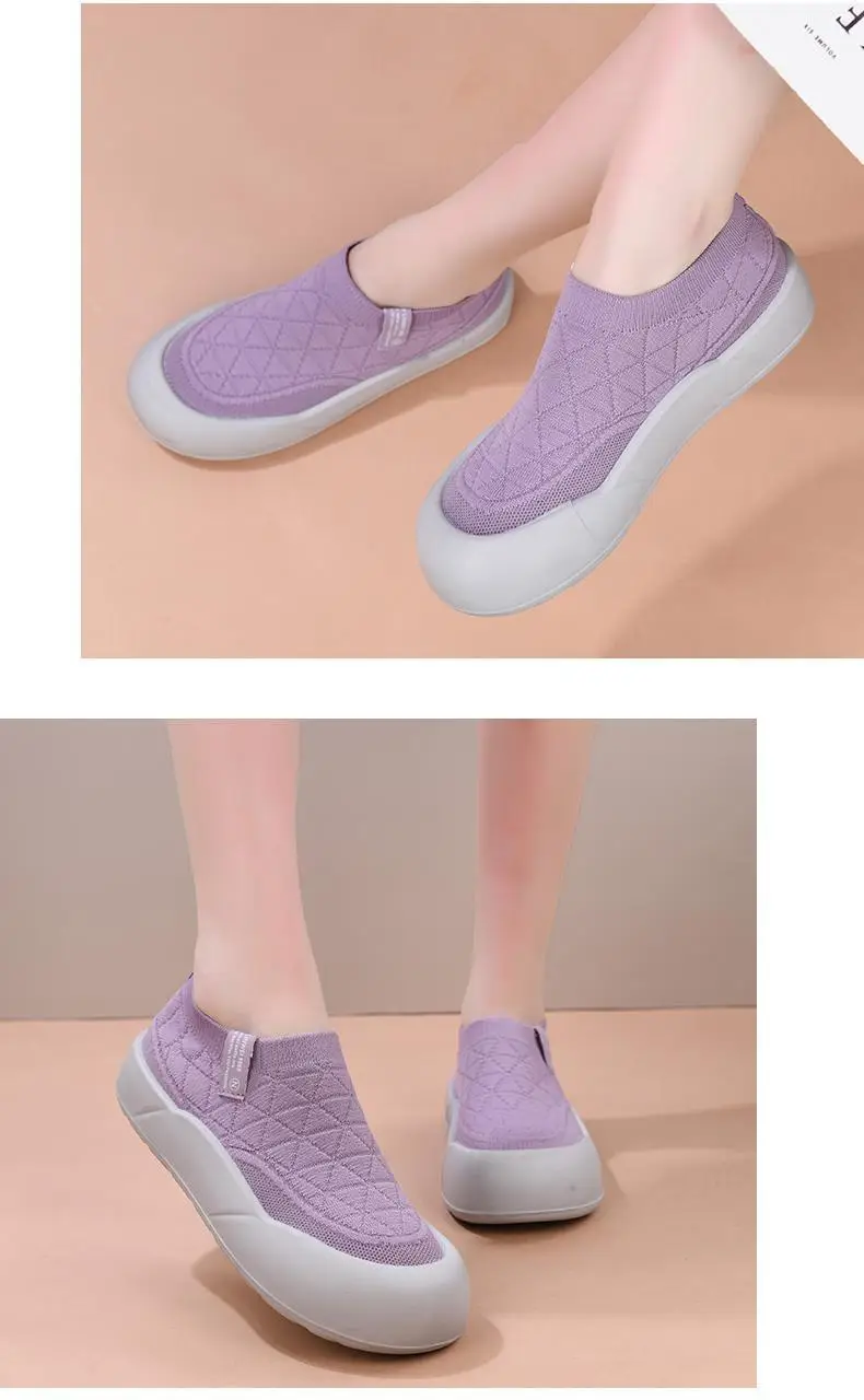 Old Beijing Cloth Shoes Women's 2025 Spring and Autumn New Slip-on Mother Shoes Non-slip Comfortable Women's Shoes All-match Casual Shoes — feature 19