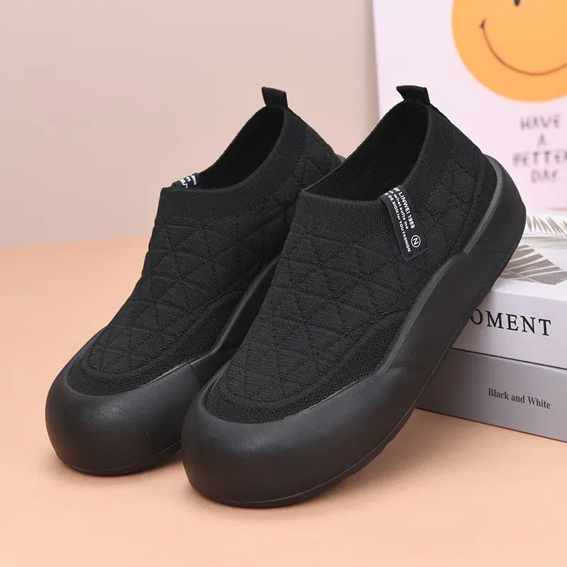Old Beijing Cloth Shoes Women's 2025 Spring and Autumn New Slip-on Mother Shoes Non-slip Comfortable Women's Shoes All-match Casual Shoes — feature 27