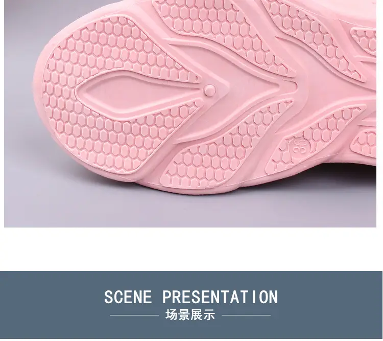Boxed goods new ladies sneaker fashion running shoes fly woven mesh breathable casual shoes children's shoes — feature 8