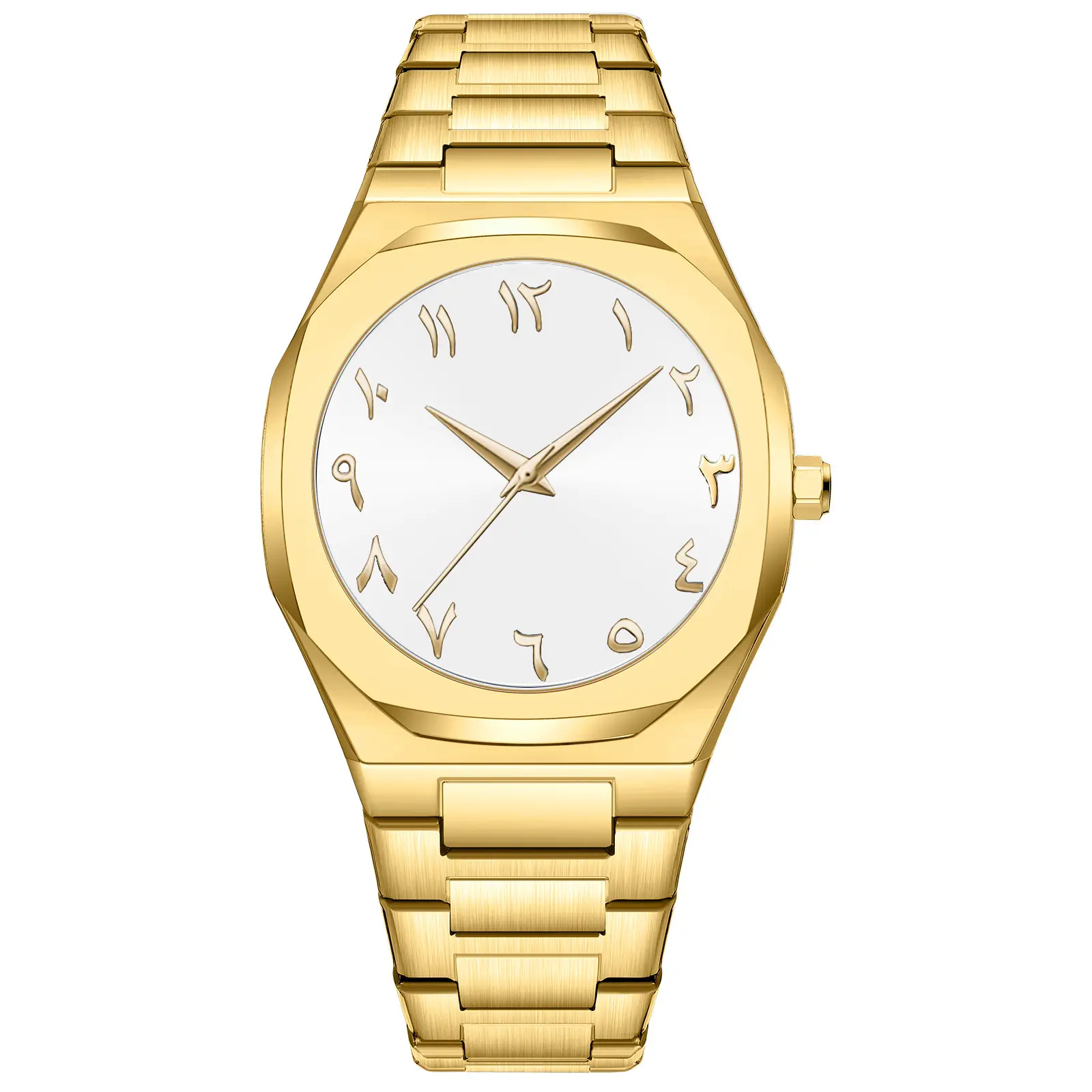 Men's All Black Arabic Dial Waterproof Watch - Image 11