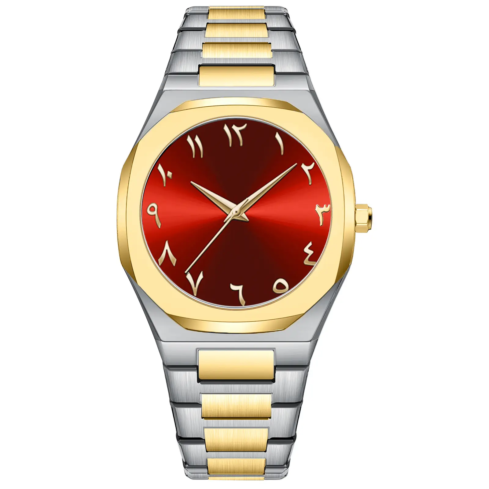 Men's All Black Arabic Dial Waterproof Watch - Image 20