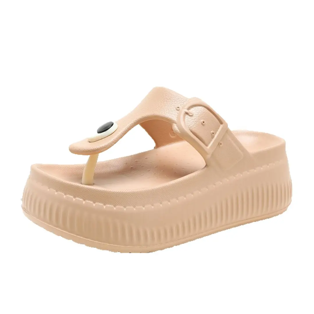 2025 new women's size thick-soled slippers flip-flops outdoor casual sandals light breathable comfortable sandals wholesale - Image 8