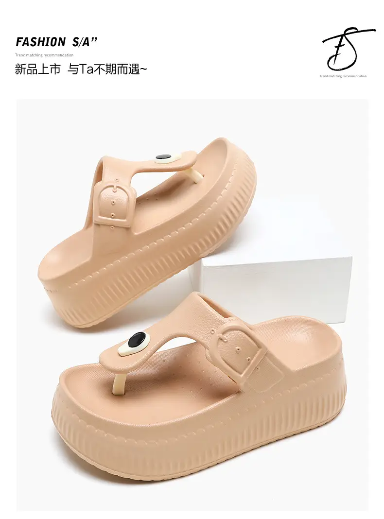 2025 new women's size thick-soled slippers flip-flops outdoor casual sandals light breathable comfortable sandals wholesale — feature 8
