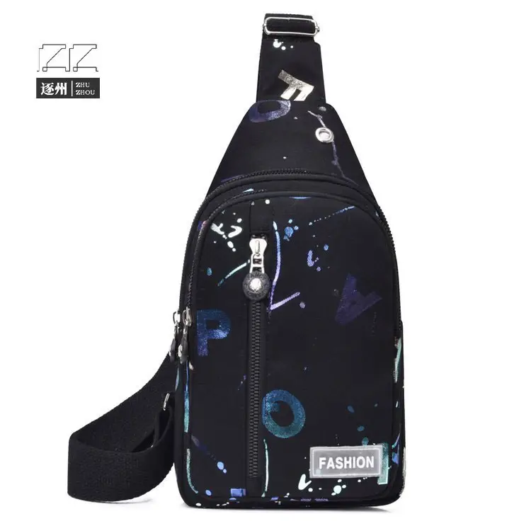 Pink Floral Messenger Bag for Women Fashion Sports Travel