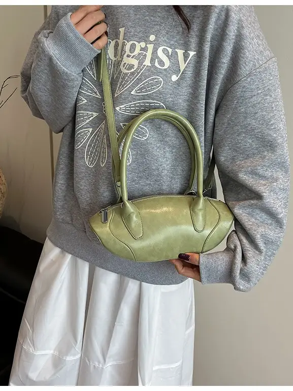 Grey Textured Crossbody Bag for Women 2026 - Image 7