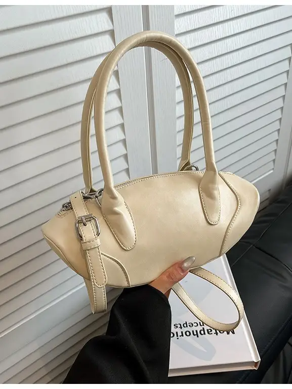 Grey Textured Crossbody Bag for Women 2026 - Image 9