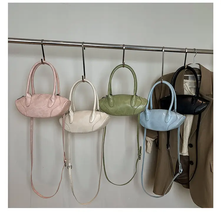 Grey Textured Crossbody Bag for Women 2026 — feature 1