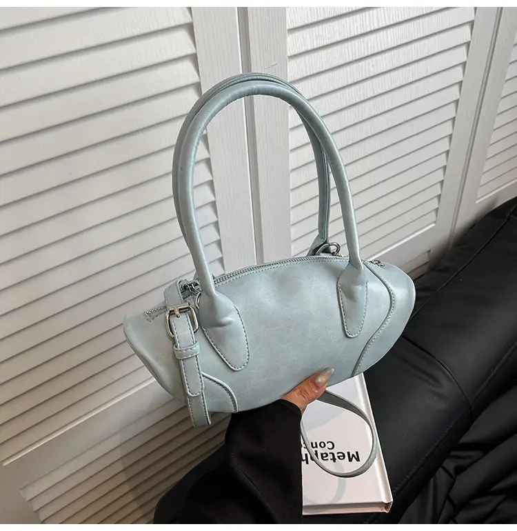 Grey Textured Crossbody Bag for Women 2026 — feature 13