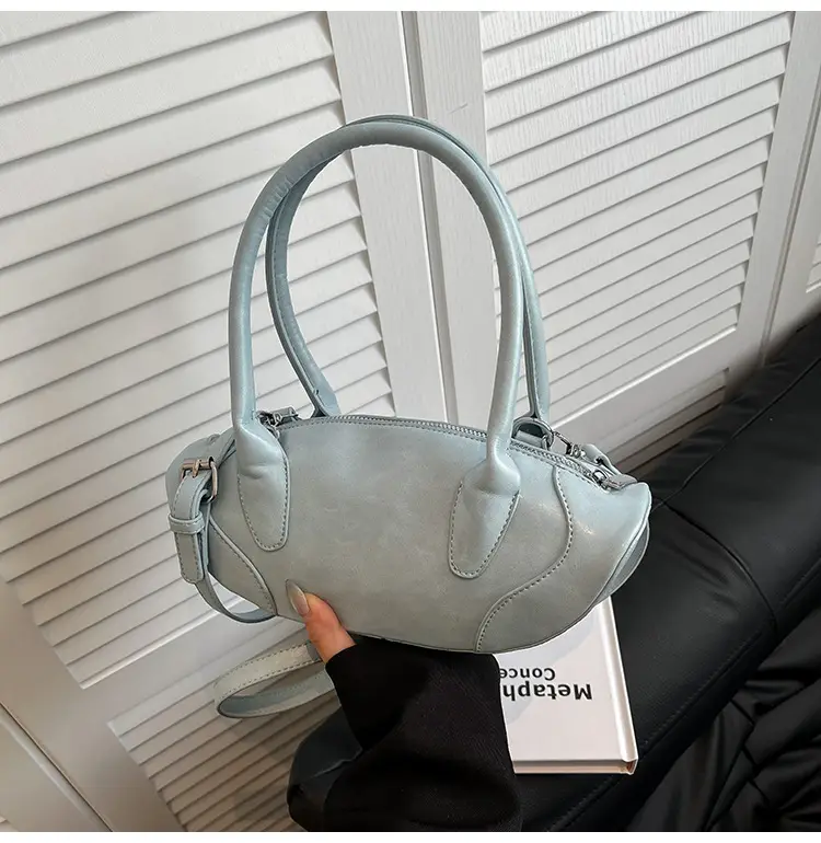 Grey Textured Crossbody Bag for Women 2026 — feature 14