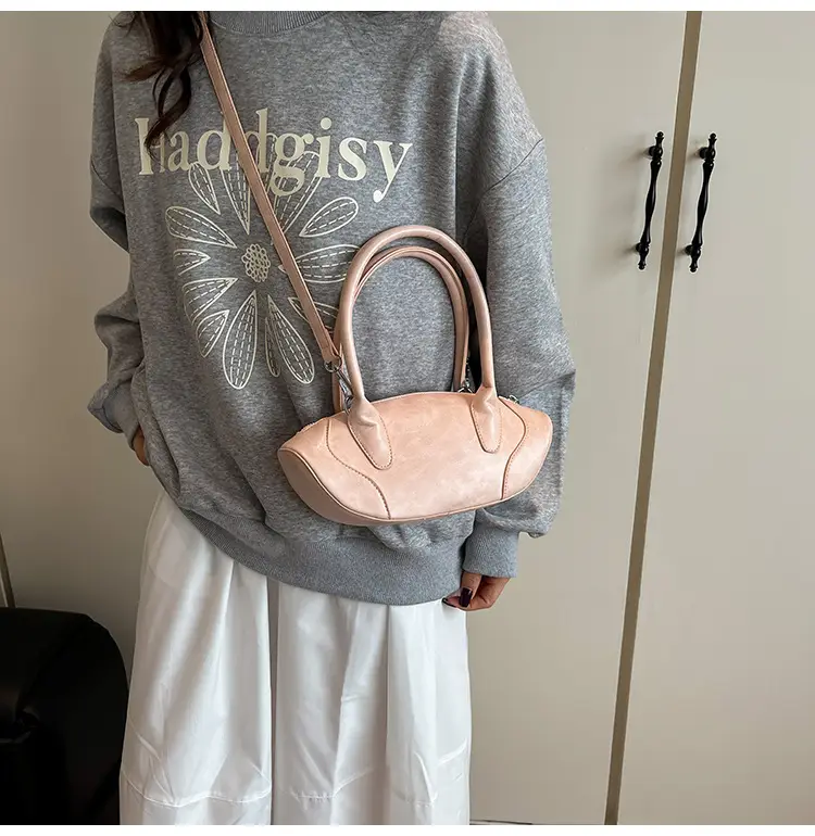 Grey Textured Crossbody Bag for Women 2026 — feature 17