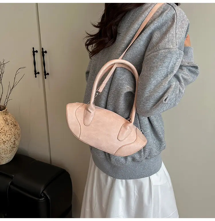 Grey Textured Crossbody Bag for Women 2026 — feature 20