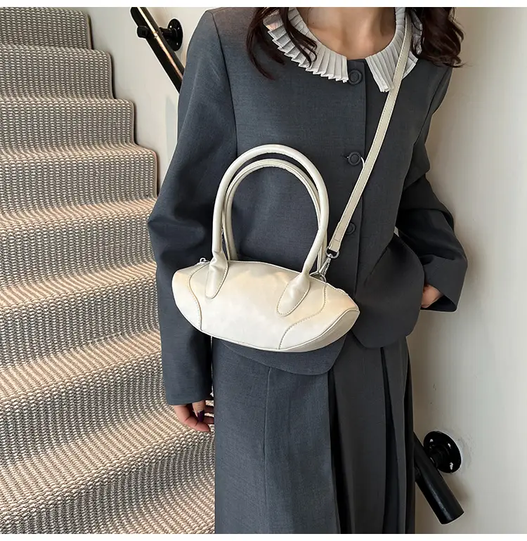 Grey Textured Crossbody Bag for Women 2026 — feature 25