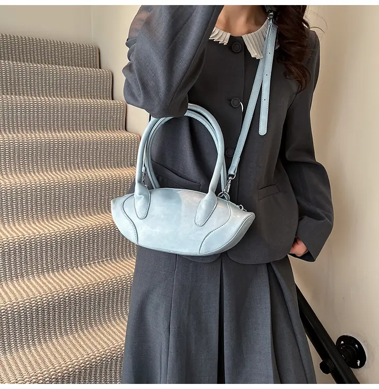 Grey Textured Crossbody Bag for Women 2026 — feature 30