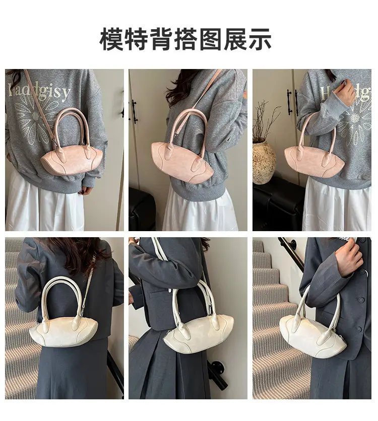 Grey Textured Crossbody Bag for Women 2026 — feature 6